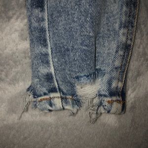 Light wash ripped jeans